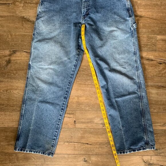 Wrangler Y2K Distressed Carpenter Utility Denim Jeans - Picture 9 of 12
